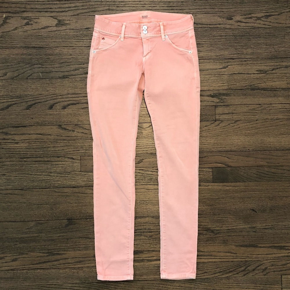 Hudson skinny peach jeans. Size 26